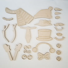 Charger l'image dans la galerie, Plateau - Bonhomme de neige à décorer