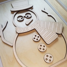 Charger l'image dans la galerie, Plateau - Bonhomme de neige à décorer