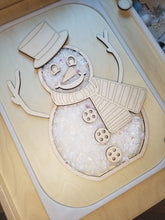 Charger l'image dans la galerie, Plateau - Bonhomme de neige à décorer