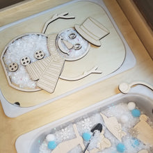 Charger l'image dans la galerie, Plateau - Bonhomme de neige à décorer