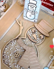 Charger l'image dans la galerie, Plateau - Bonhomme de neige à décorer