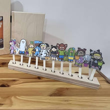 Charger l'image dans la galerie, 🎭 Support à marionnettes – Accessoire pour butaï et kamishibaï