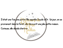 Charger l'image dans la galerie, Boucle d'Or et les trois ours ( cette histoire est offerte en téléchargement seulement à 4,95$)