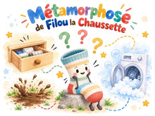 Charger l'image dans la galerie, Kamishibaï : Métamorphose de Filou la chaussette ( en téléchargement )