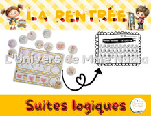 Charger l'image dans la galerie, Suites logiques - La rentrée ( en téléchargement seulement )