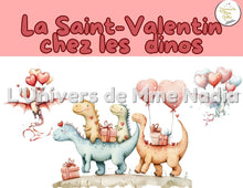 Charger l'image dans la galerie, Kamishibaï-La Saint-Valentin chez les dinos (cette histoire est offerte en téléchargement seulement à 4,95$)