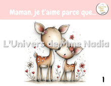 Charger l'image dans la galerie, Kamishibaï - Maman, je t'aime parce que... ( cette histoire est offerte en téléchargement seulement à 4,95$)