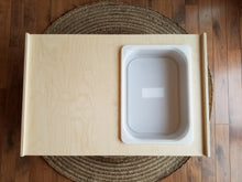 Charger l'image dans la galerie, Table d'exploration sensorielle minimaliste ( un bac )