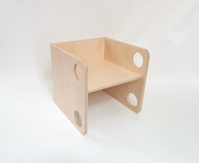 Charger l'image dans la galerie, Banc 3 en 1 d'inspiration Montessori, chaise cube
