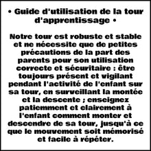 Charger l'image dans la galerie, Tour d'apprentissage