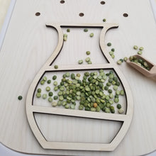 Charger l'image dans la galerie, Vase et/ou Abeille – Plateau sensoriel en bois