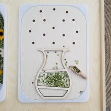 Charger l'image dans la galerie, Vase et/ou Abeille – Plateau sensoriel en bois