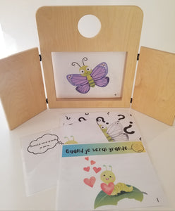 Kamishibaï - Quand je serai grande ...    (Version papier et plastifiée à 18,50 $ ou version téléchargeable à 4,95 $)
