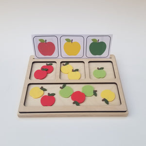 🪵 Plateau de tri – 3 compartiments