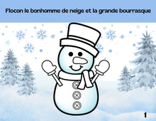 Charger l'image dans la galerie, Kamishibaï - Flocon le bonhomme de neige et la grande bourrasque
