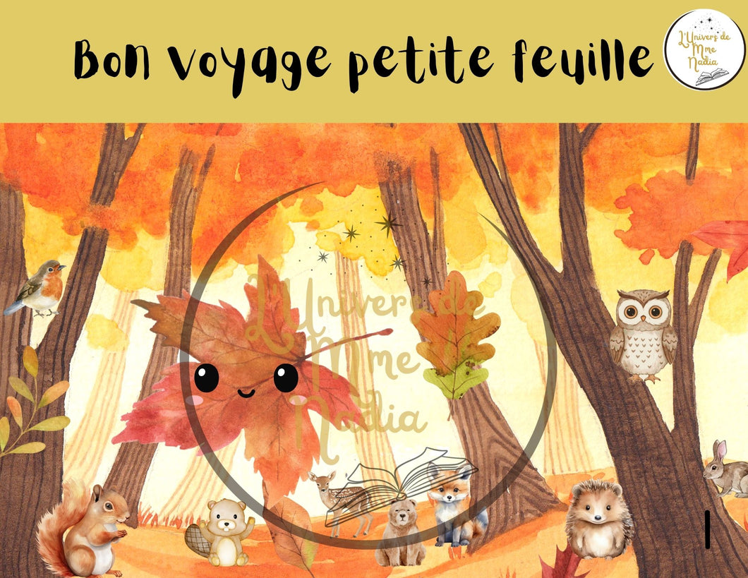 Kamishibaï  - Bon voyage petite feuille ( cette histoire est offerte en téléchargement seulement à 4,95$ )