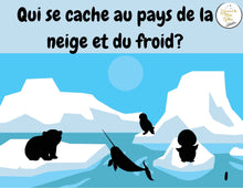 Charger l'image dans la galerie, Kamishibaï-Qui se cache au pays de la neige et du froid? (cette histoire est offerte en téléchargement seulement à 4,95$)
