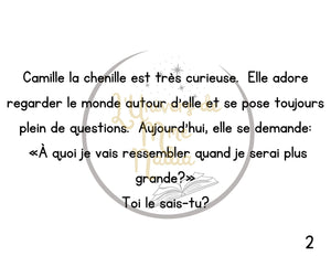 Kamishibaï - Quand je serai grande ...    (Version papier et plastifiée à 18,50 $ ou version téléchargeable à 4,95 $)