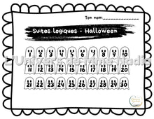 Charger l'image dans la galerie, Suites logiques - Halloween
