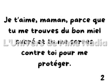 Charger l'image dans la galerie, Kamishibaï - Maman, je t'aime parce que... ( cette histoire est offerte en téléchargement seulement à 4,95$)
